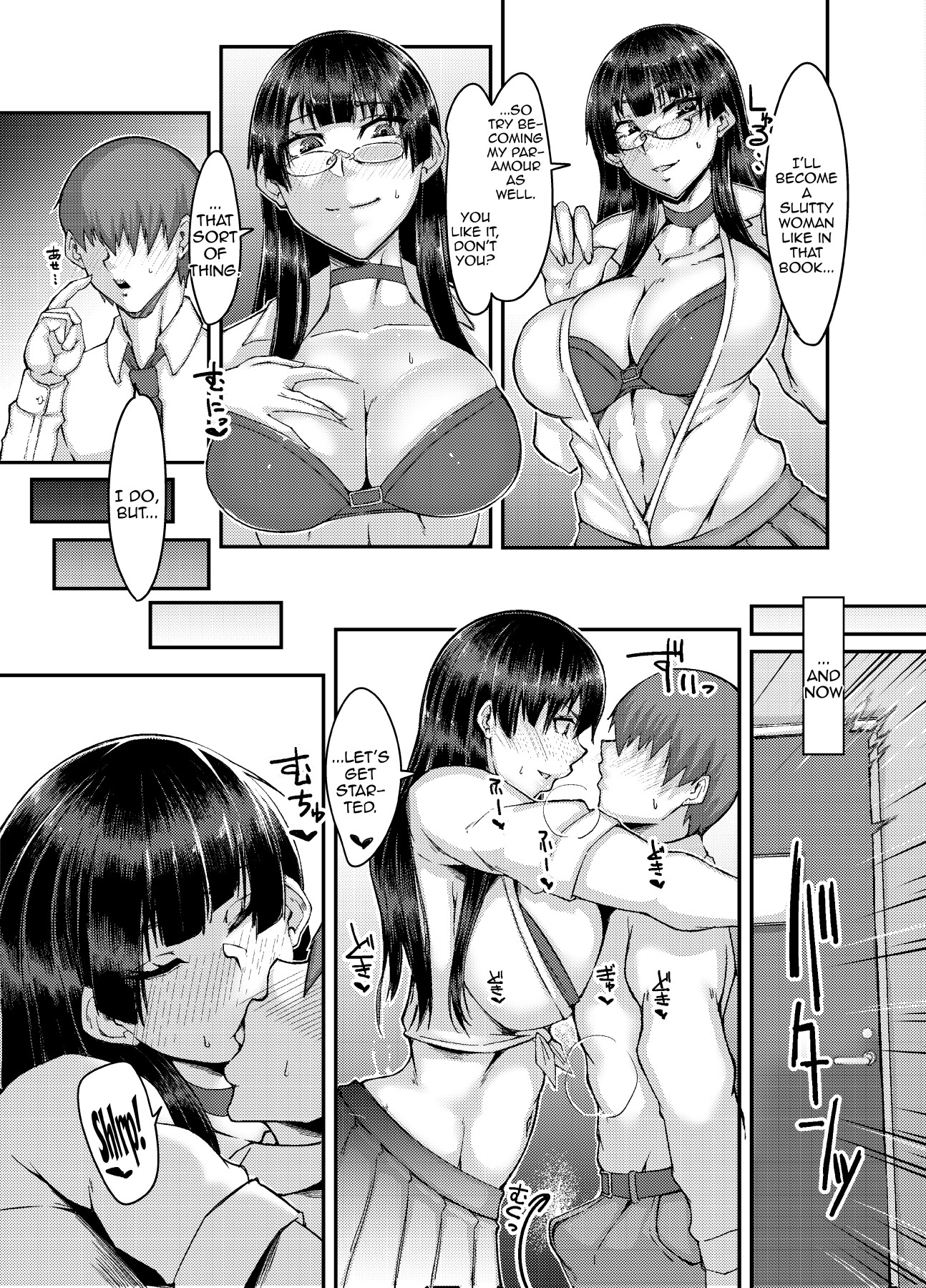 Hentai Manga Comic-Book About A Tightly Wound School Council President Challenging Herself To Do Some NTR Play-Read-4